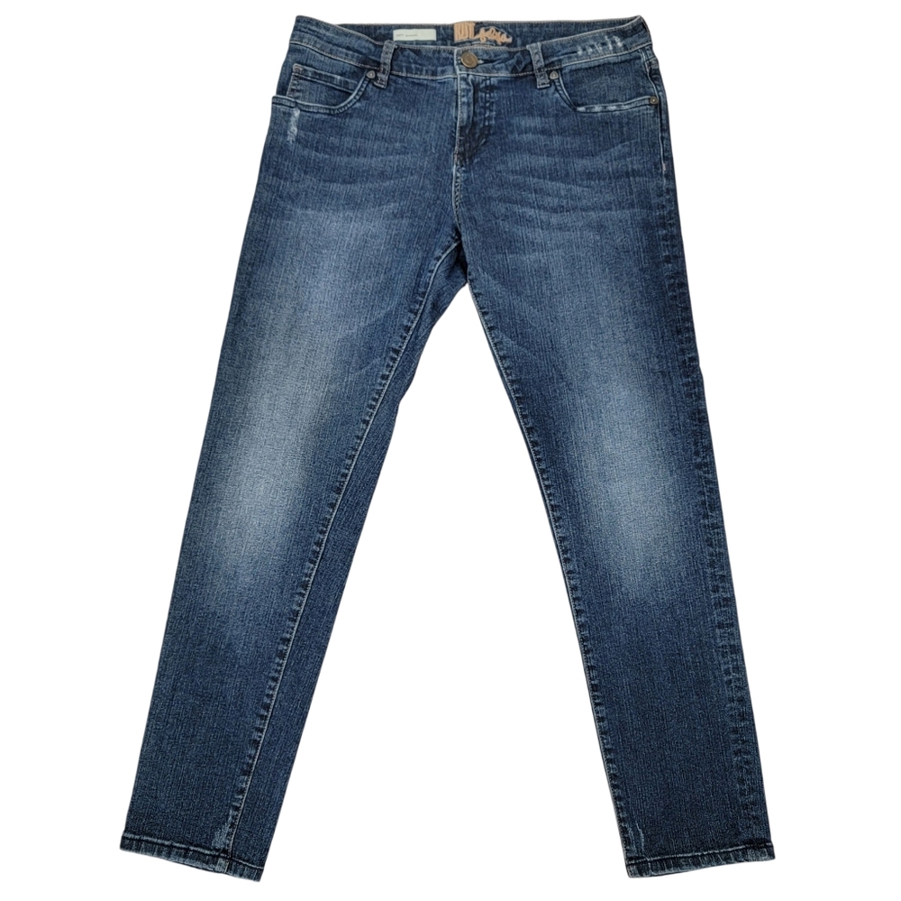 Kut from the Kloth Katy Boyfriend Jeans Blue Wash Denim Slim Leg Women’s Size 8